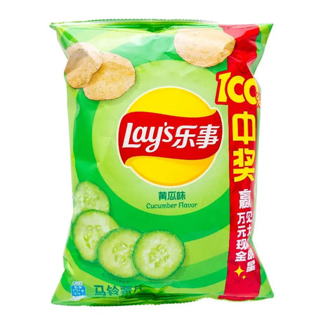 Lay's Potatischips med gurksmak 70g