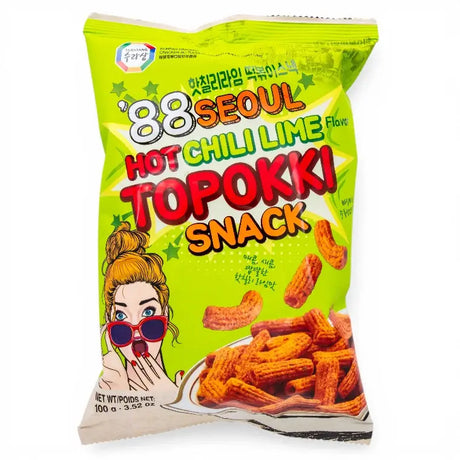 Surasang 88 Seoul Topokki Snack Het Chili Lime 100g
