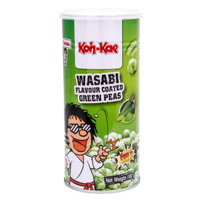 Wasabitäckta gröna ärtor