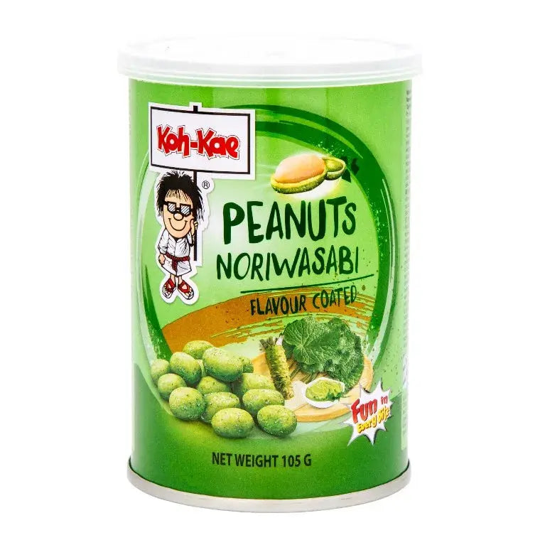 Nori- och wasabitäckta jordnötter