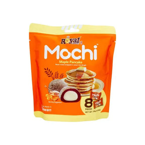 Mochi med lönnsirapspannkaksfyllning