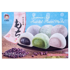 Mochi mix röda bönor, matcha och taro