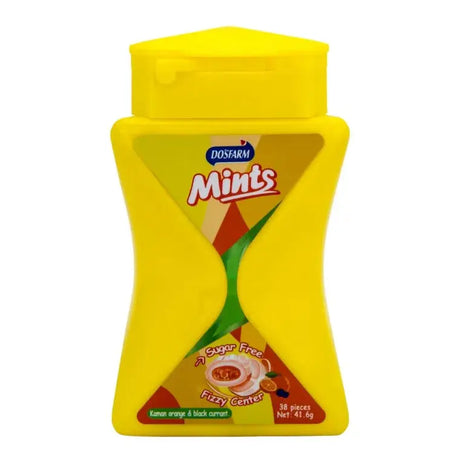 Mintpastiller med kaman-apelsin och svartvinbär