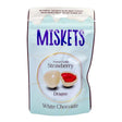 Miskets Frystorkade Jordgubbar Vit Choklad