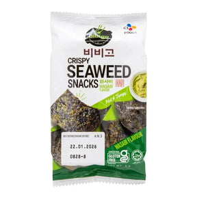 Krispigt sjögrässnack med wasabi