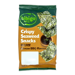 Bibigo Krispigt sjögrässnack BBQ 5g