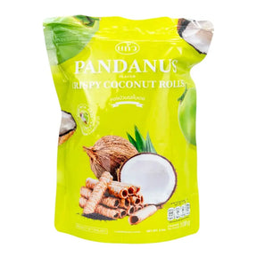 Kaew Krispiga Kokosrullar Pandan Smak 100g