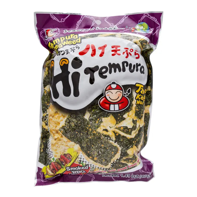 Tao Kae Noi Tempurafriterat Sjögräs Rökt BBQ-smak 40g