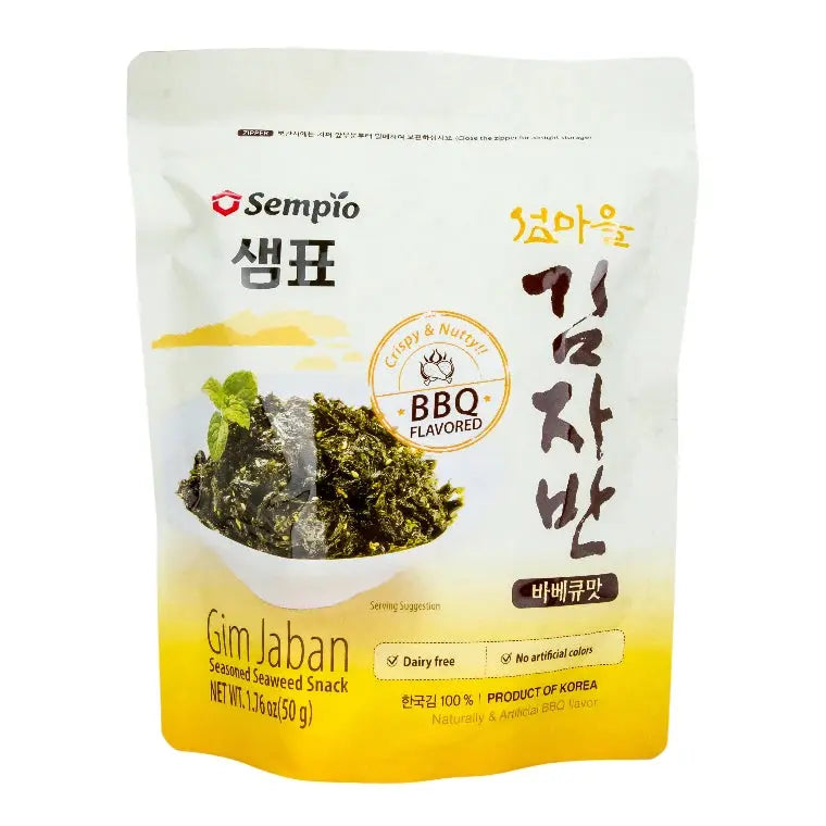 Sempio Kryddat Sjögrässnack Gim Jaban BBQ 50g