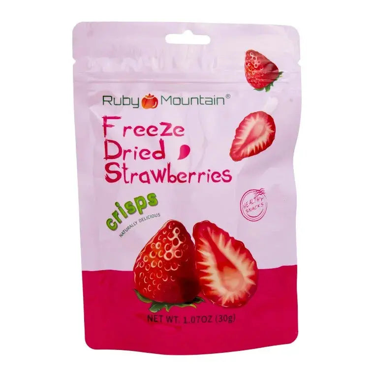 Frystorkade jordgubbar