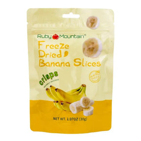 Frystorkade bananskivor