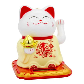 Lyckokatt i gul klänning 10,5 cm