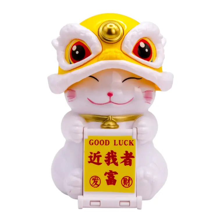 Lyckokatt Gul lejonmask