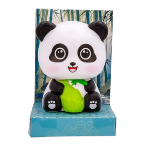 Lyckopanda med öppna ögon