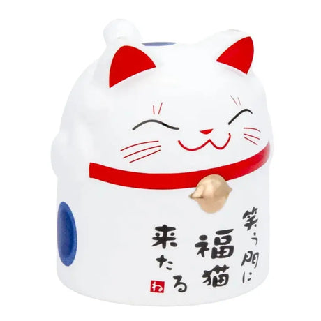 Kawaii muggset med lyckokatt blå