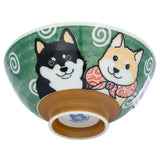 Ris-skål Kawaii Shiba Grön Tokyo Design Studio