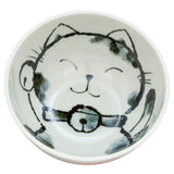 Kawaii Risskål med Rosa Kattmotiv 600ml Tokyo Design Studio