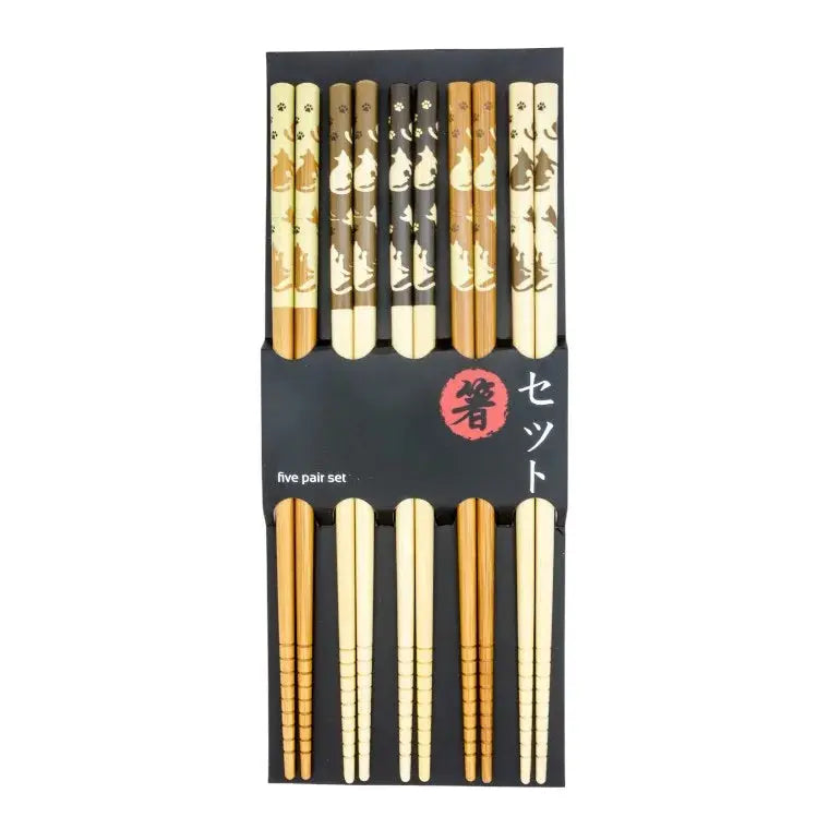 Ätpinnar 22,5 cm - Katter (5 par)